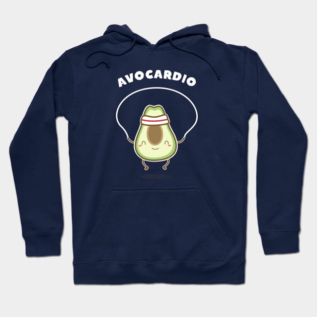 Avocardio funny fitness pun Hoodie by happinessinatee